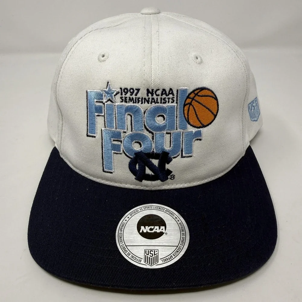 North Carolina Tar Heels Hat Cap Snap Back NCAA Basketball Final Four 1997